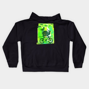 Earth Day Recycling Snail 2 Kids Hoodie